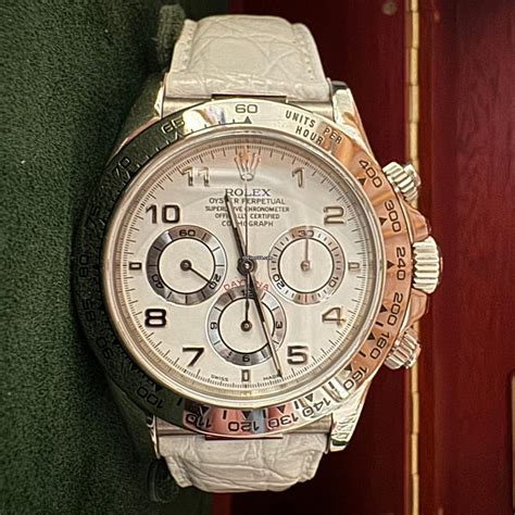 rolex daytona oro bianco movimento zenith|rolex daytona chronograph.